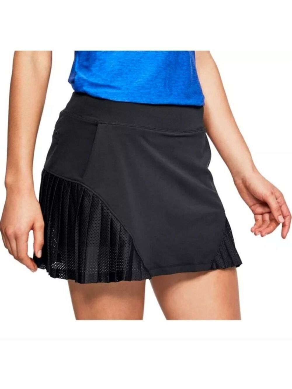Under Armour Womens Links Knit Mesh Golf Skort In Black Size XS
